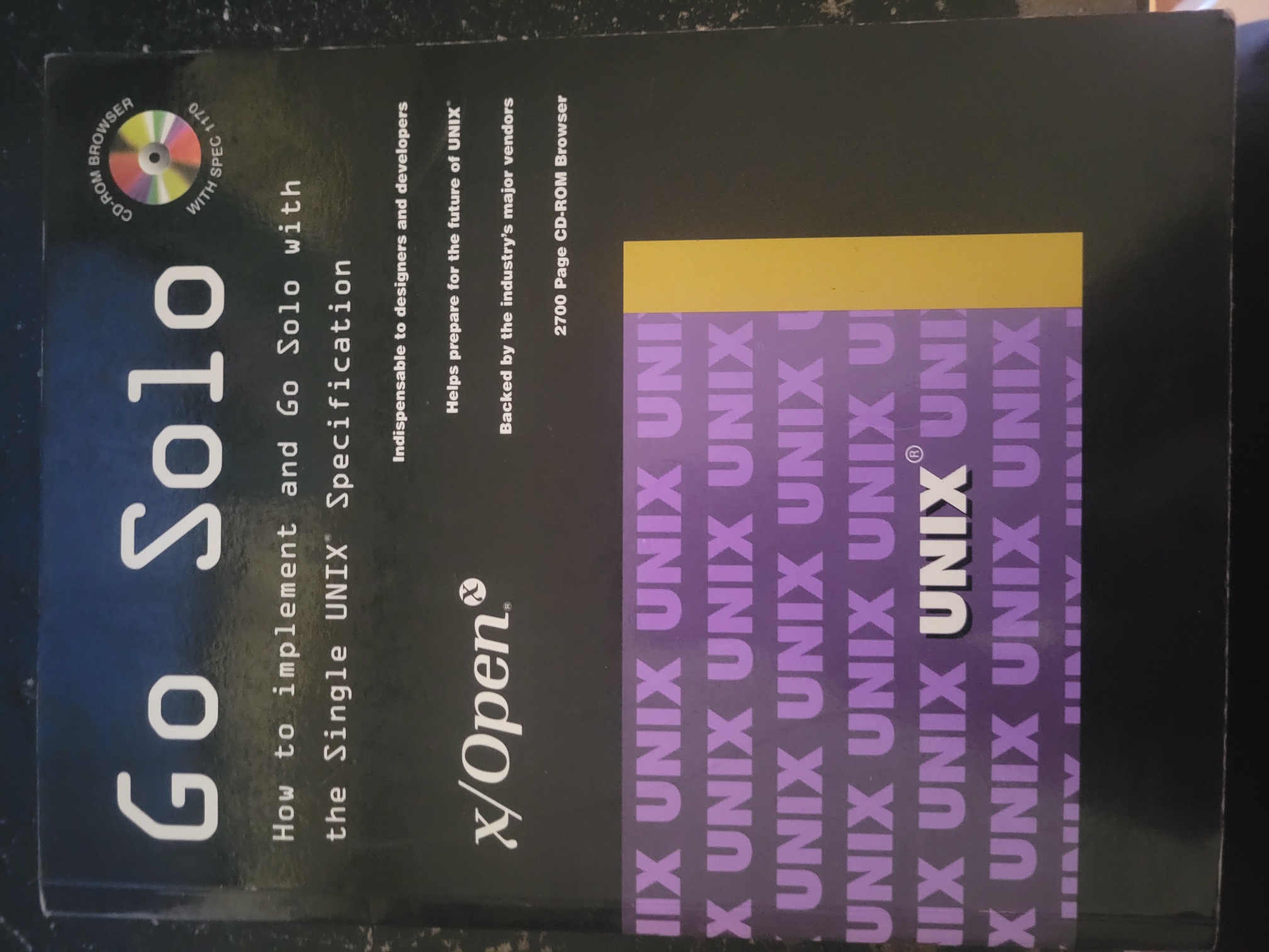 1995 Go Solo with the Single UNIX Specification