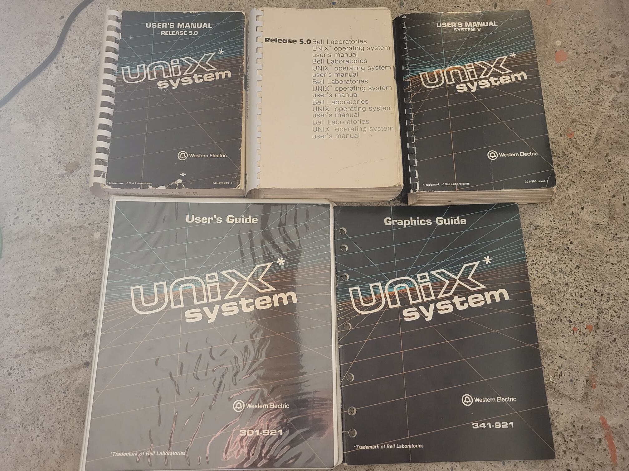 UNIX Release 5.0 Documents