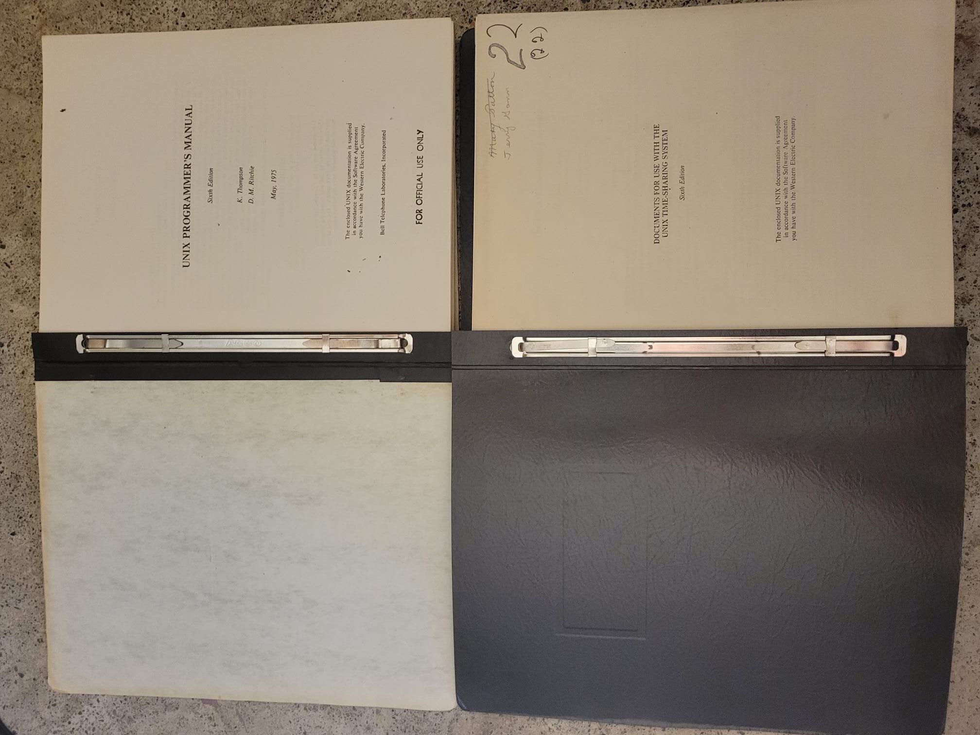 Sixth Edition Bell Labs Manuals
